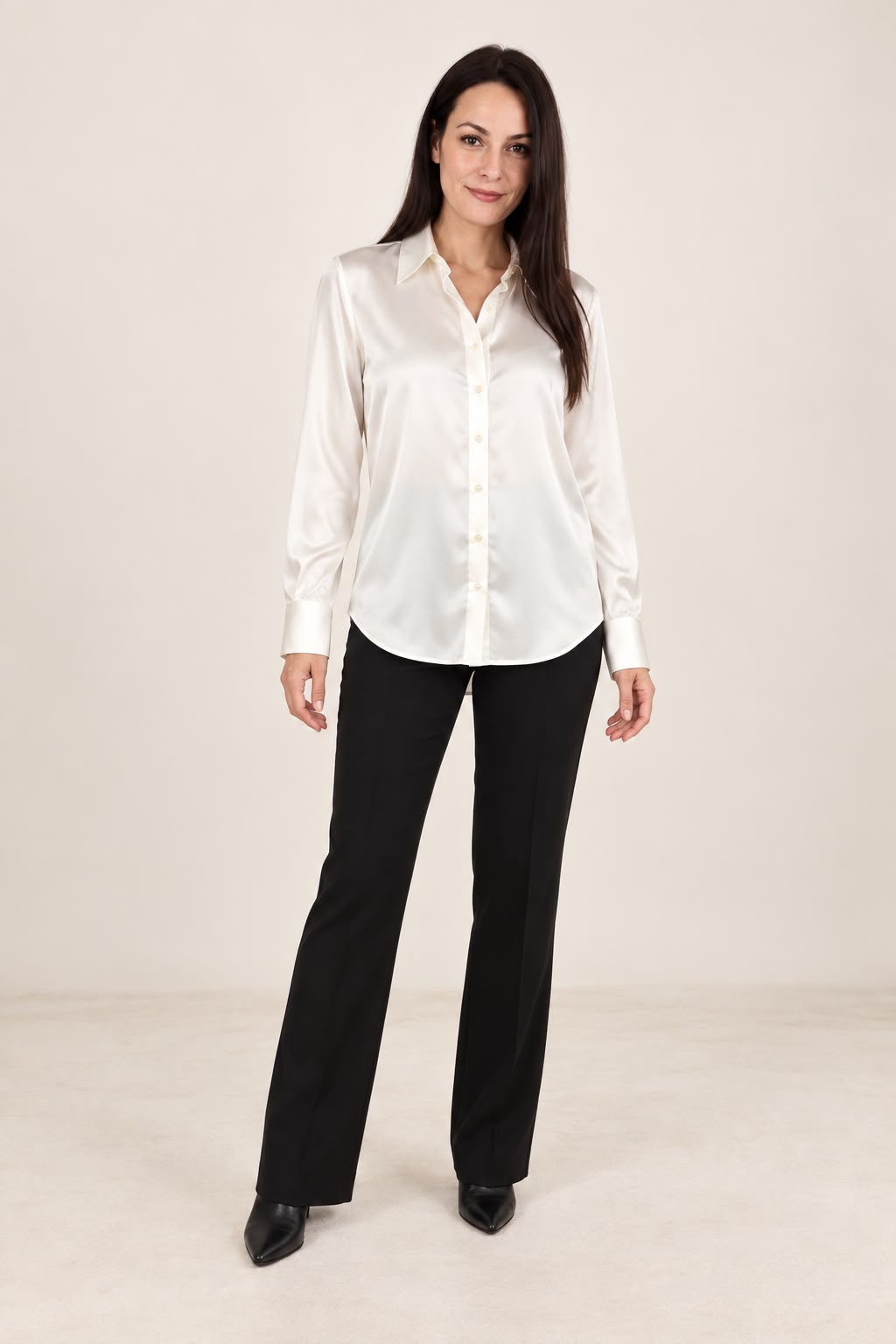 Camicia in raso stretch EDRO 001 EMME MARELLA 