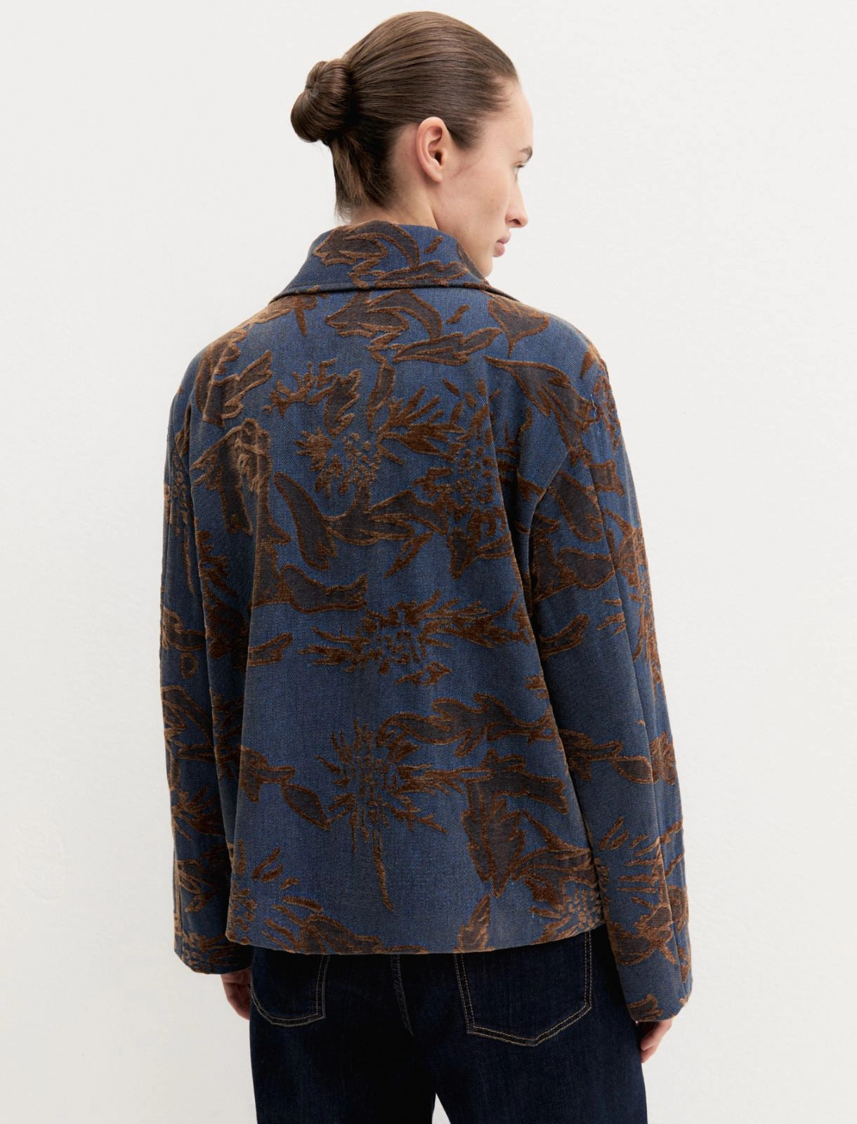 Giacca denim jaquard delavè GHIERA 001 EMME MARELLA 