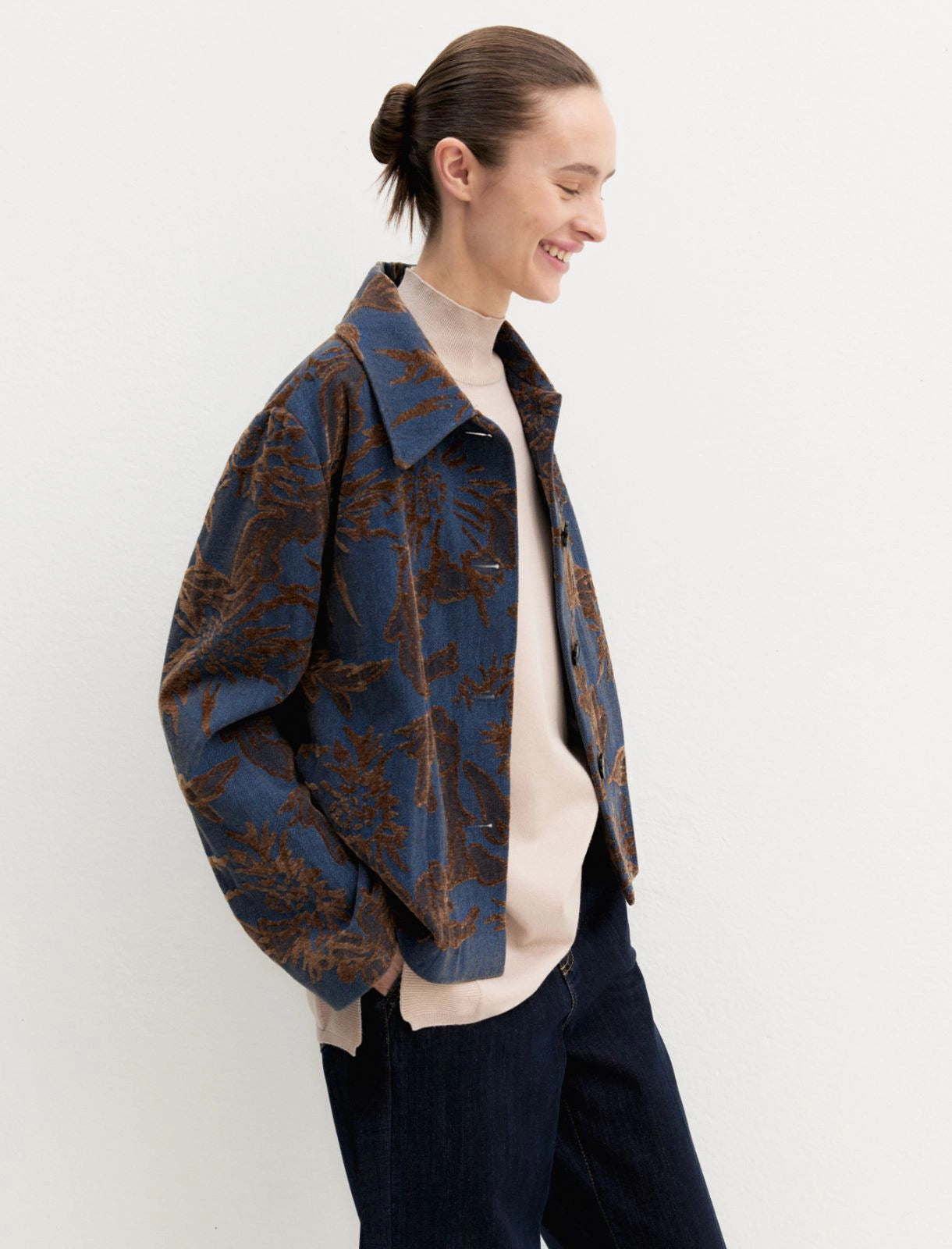 Giacca denim jaquard delavè GHIERA 001 EMME MARELLA 