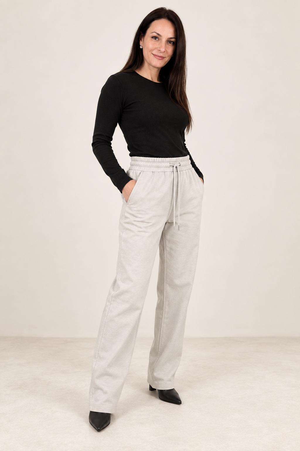 Pantaloni felpa con stampa glitter MACRO 001 EMME MARELLA 