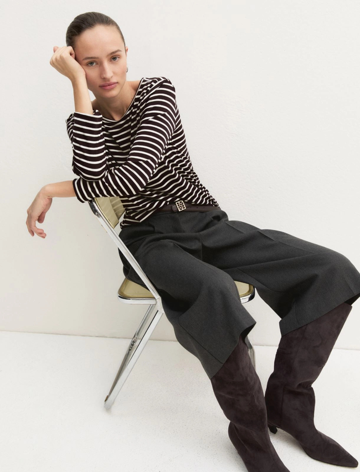 T-shirt in viscosa stretch MORA 008 EMME MARELLA 