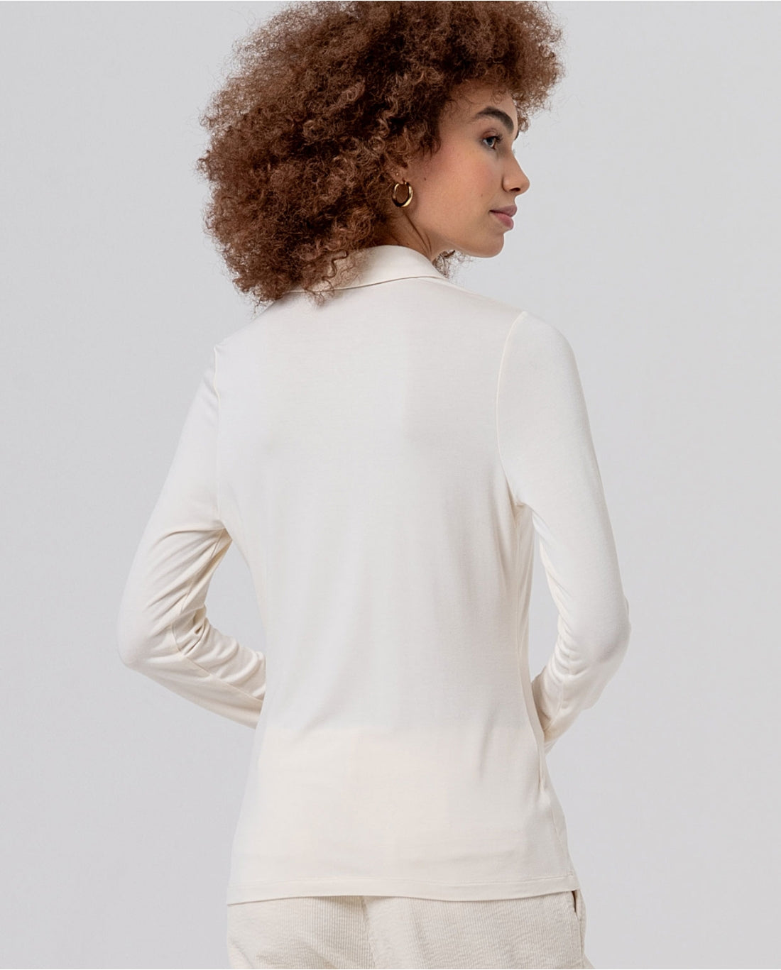 Camicia aderente in bambù 556BAUM111 02 SURKANA 