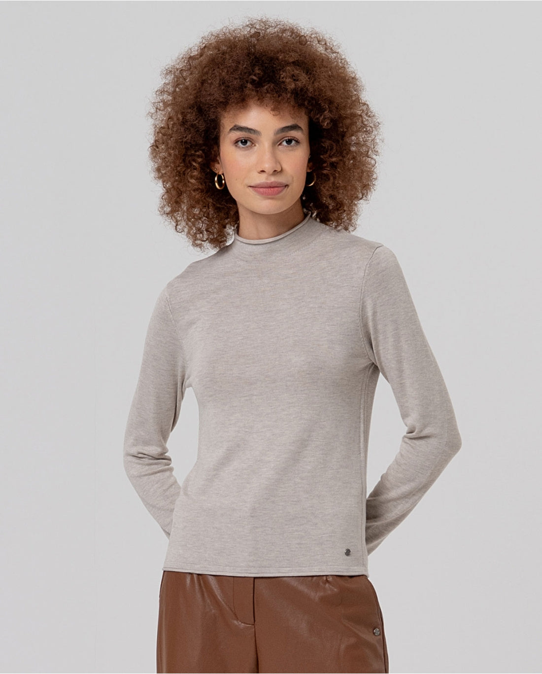 maglione lupetto 556BAZA236 02 SURKANA 