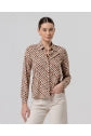 Camicia ampia stampa geometrica 556CAVA113 02 SURKANA 