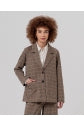 Giacca oversize quadri 556XIJA311 04 SURKANA 