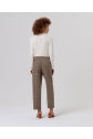 Pantaloni gamba dritta quadri 556XIJA514 04 SURKANA 