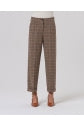 Pantaloni gamba dritta quadri 556XIJA514 04 SURKANA 