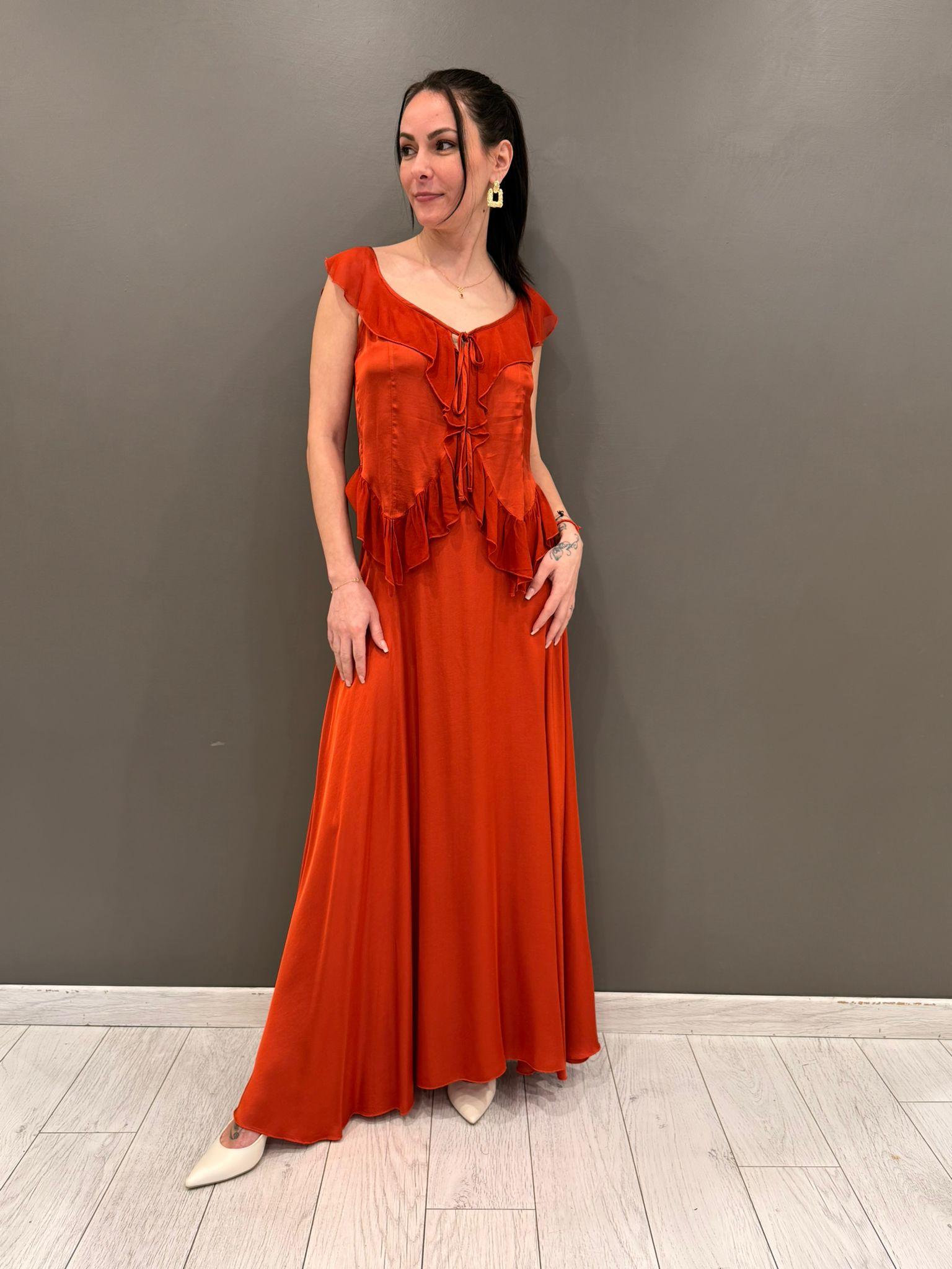 Top con rouches 25468BS AR CRISTINA GAVIOLI 