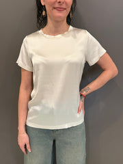 Casacca elasticizzata viscosa FA535B BU CRISTINA GAVIOLI 