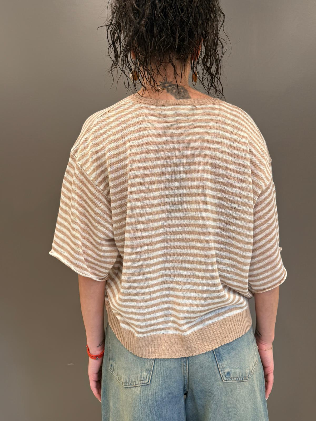 Maglia rigata XL24264/A SA CRISTINA GAVIOLI 