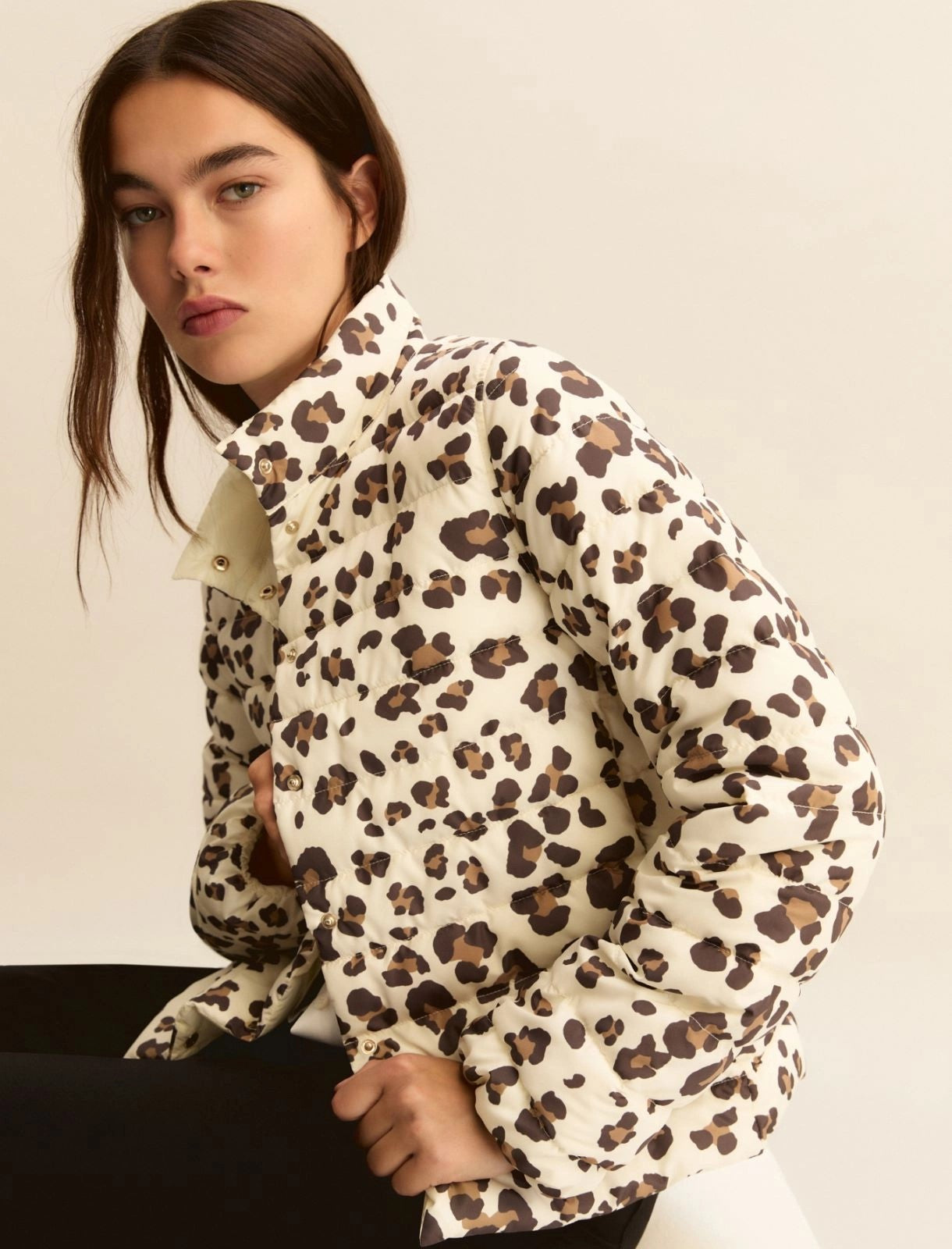 Piumino Reversibile Donna Leopardato PATIO 003 EMME MARELLA 