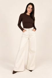 Pantalone denim wide 20123626 130905 ICHI 