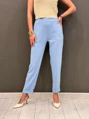 Pantaloni risvolto cady<BR/> CP21 157CA CEL REALI 