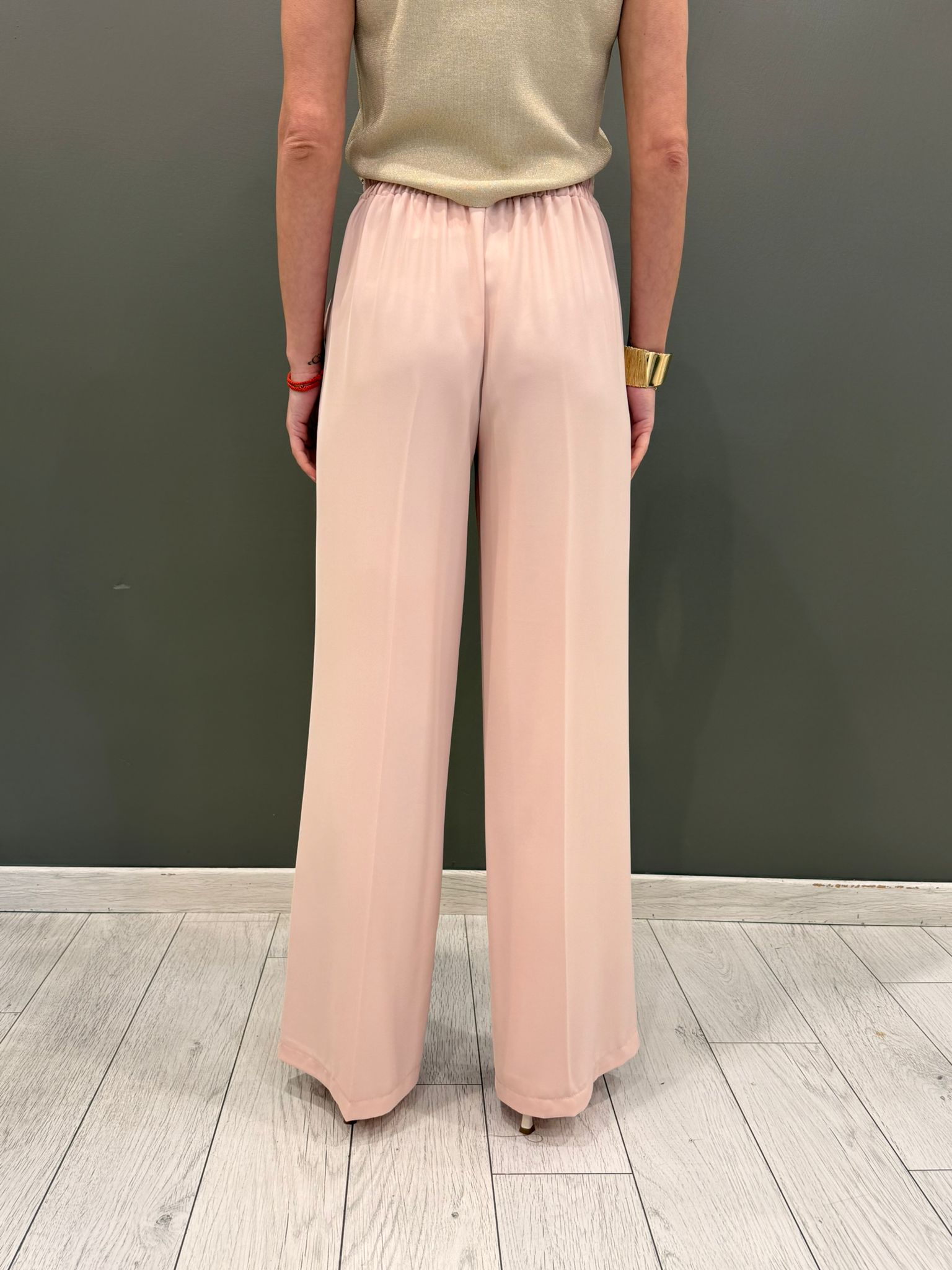 Pantaloni palazzo cady<BR/> CP25-67 RO REALI 