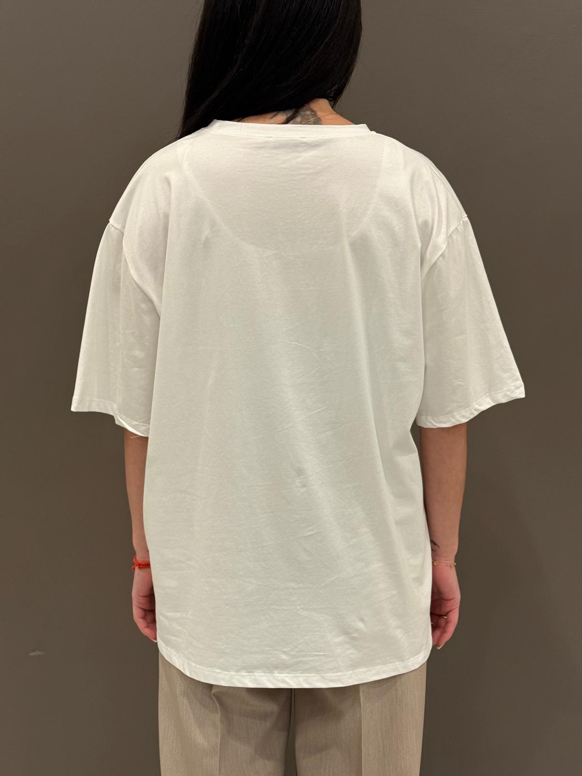 T-shirt stampa cane FX719 BI REALI 
