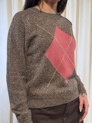 Maglia girocollo con motivo geometrico NOVELLA 004 EMME MARELLA 