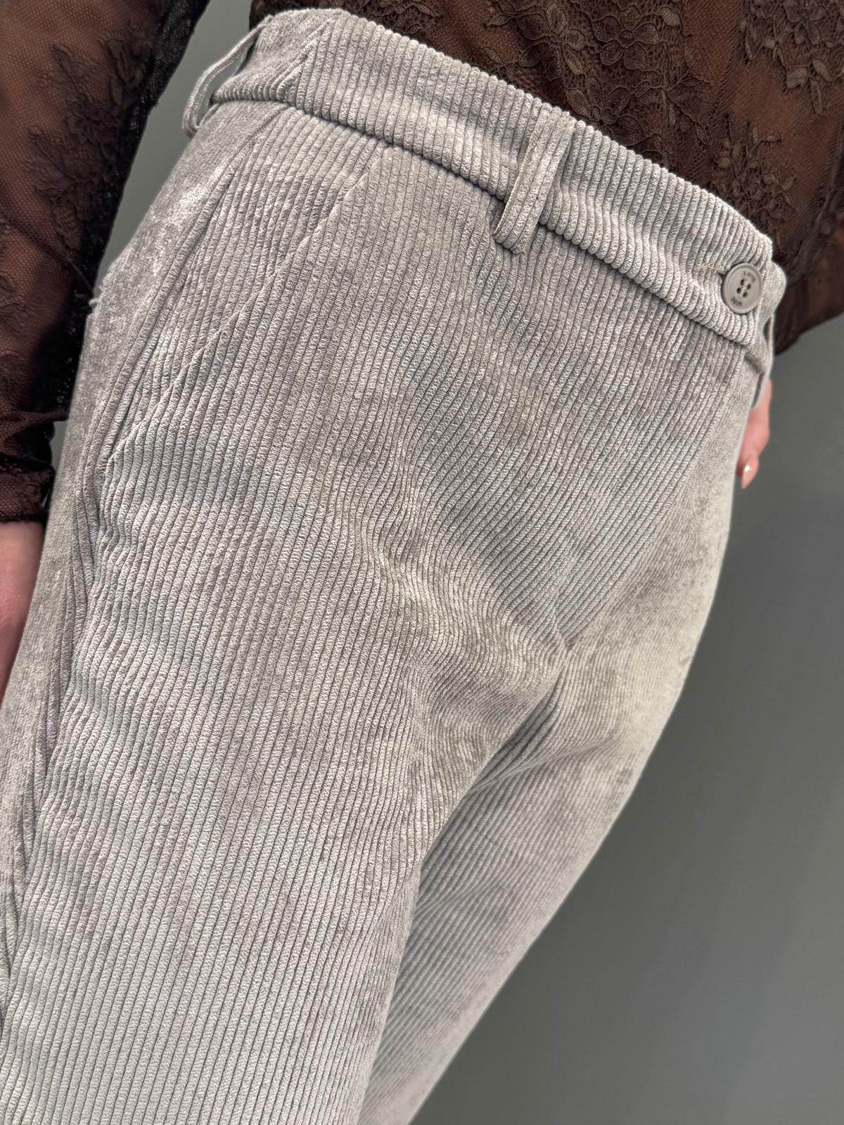 tailleur monopetto velluto a coste 20413 BE CRISTINA GAVIOLI 