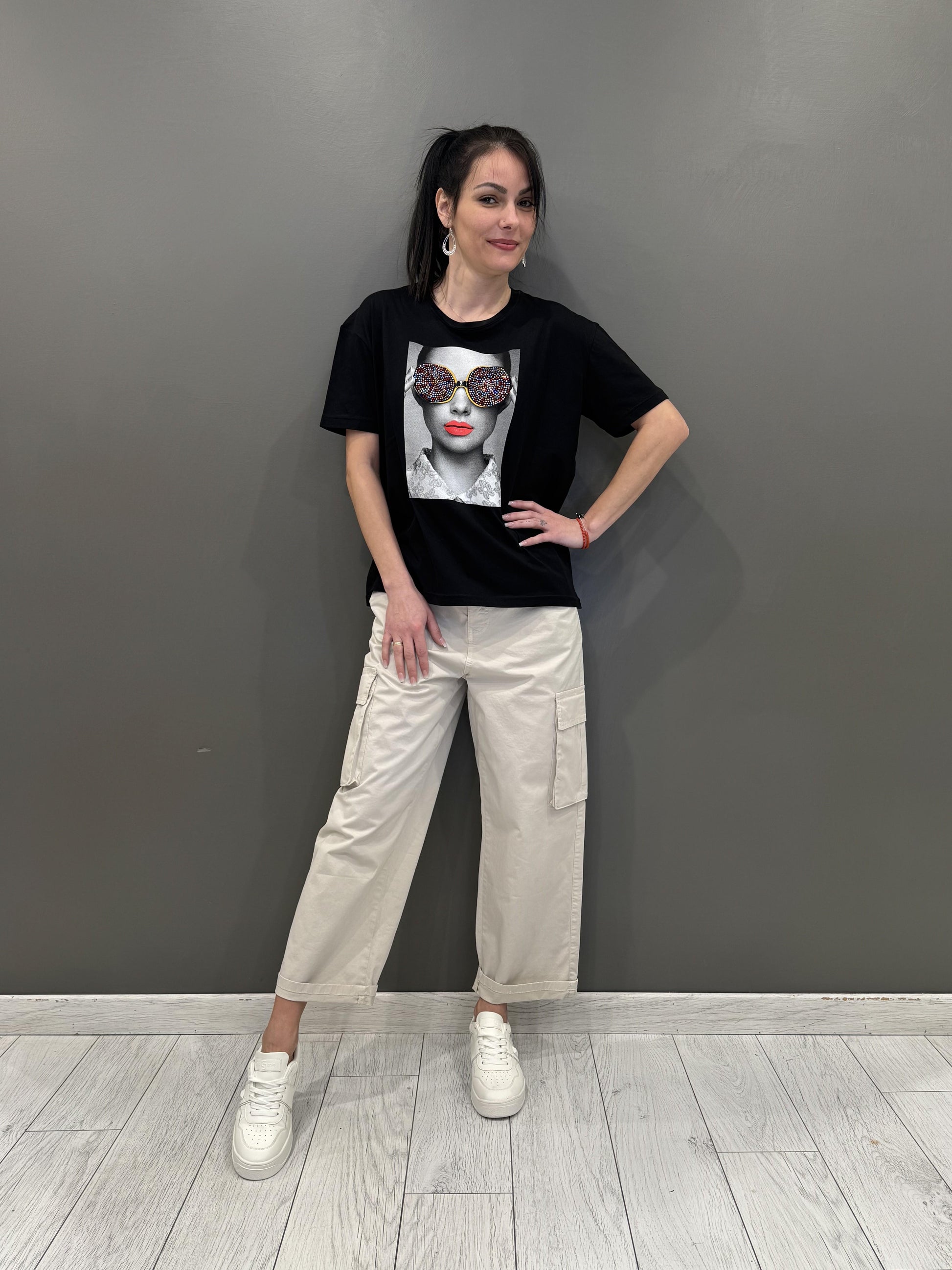pantalone cargo 30512V3 SA CRISTINA GAVIOLI 