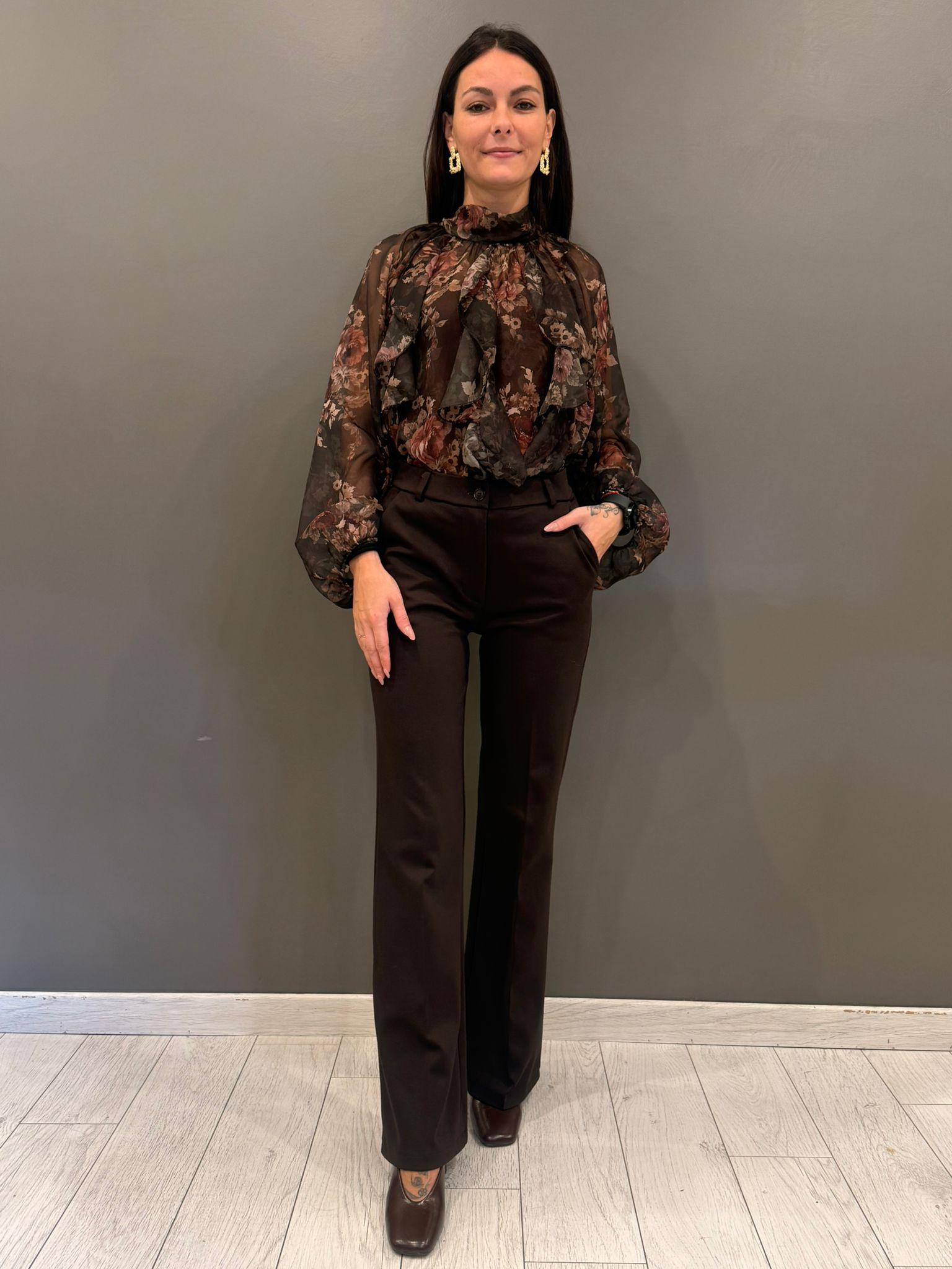 Blusa fantasia floreale L5327FS MO REBECCA 