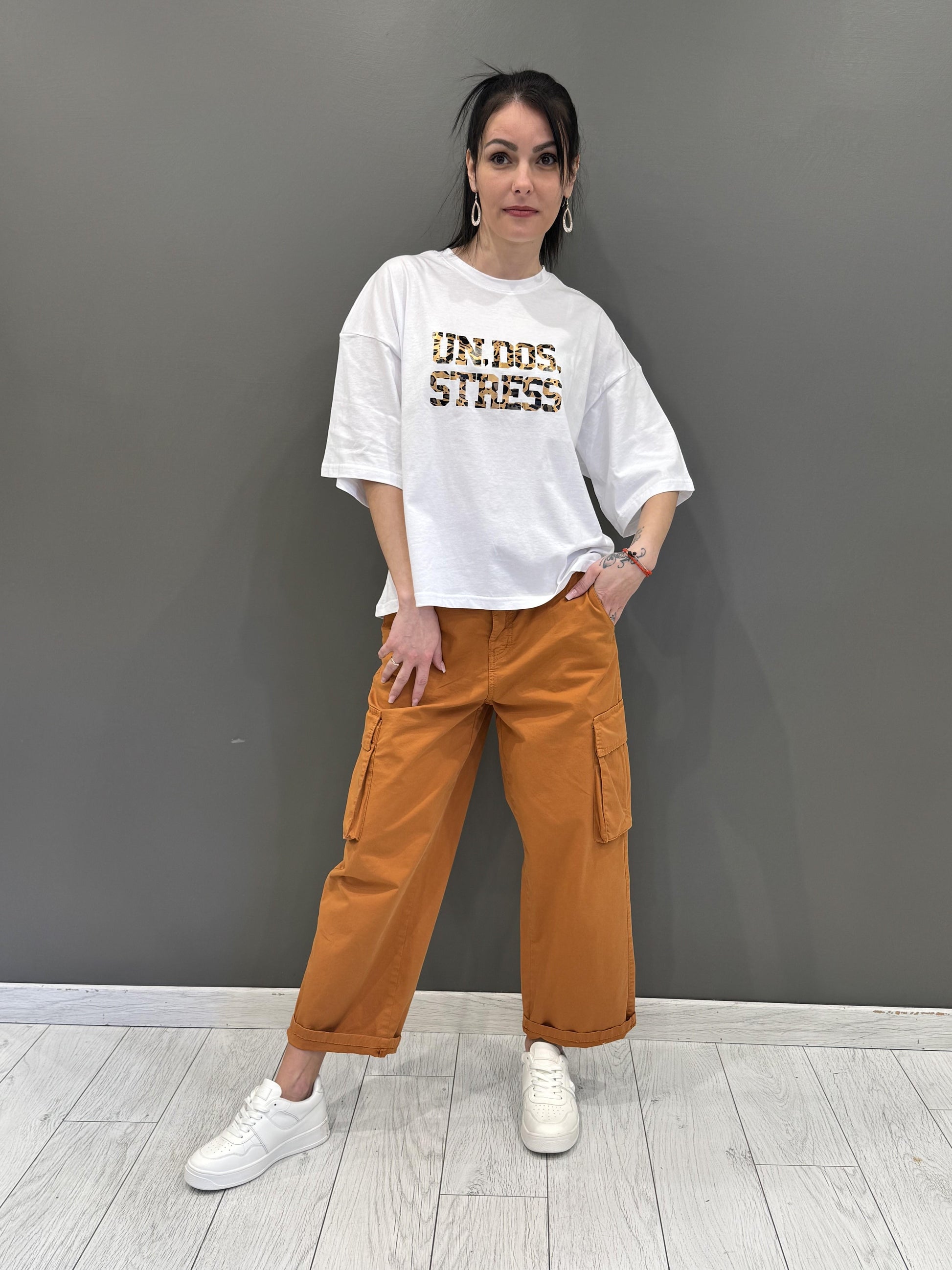 pantalone cargo 30512V2 CAN CRISTINA GAVIOLI 