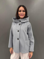 Cappottino corto collo alto e tasconi 20453 GR CRISTINA GAVIOLI 