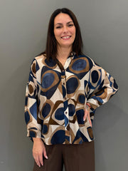 Camicia stampatai in mussola CC361-25 BM REALI 