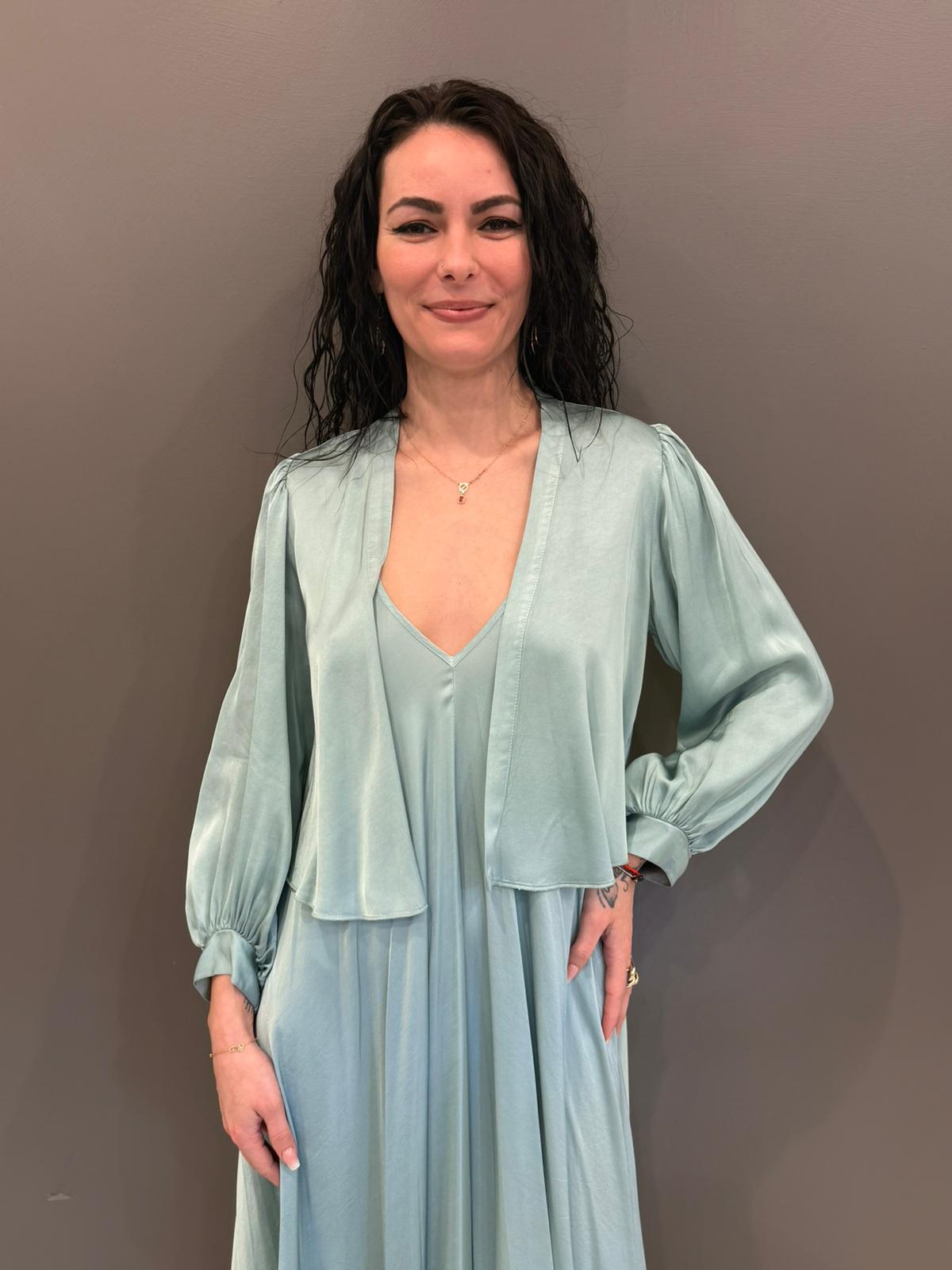 Coprispalla 7222V47 ACQ CRISTINA GAVIOLI 