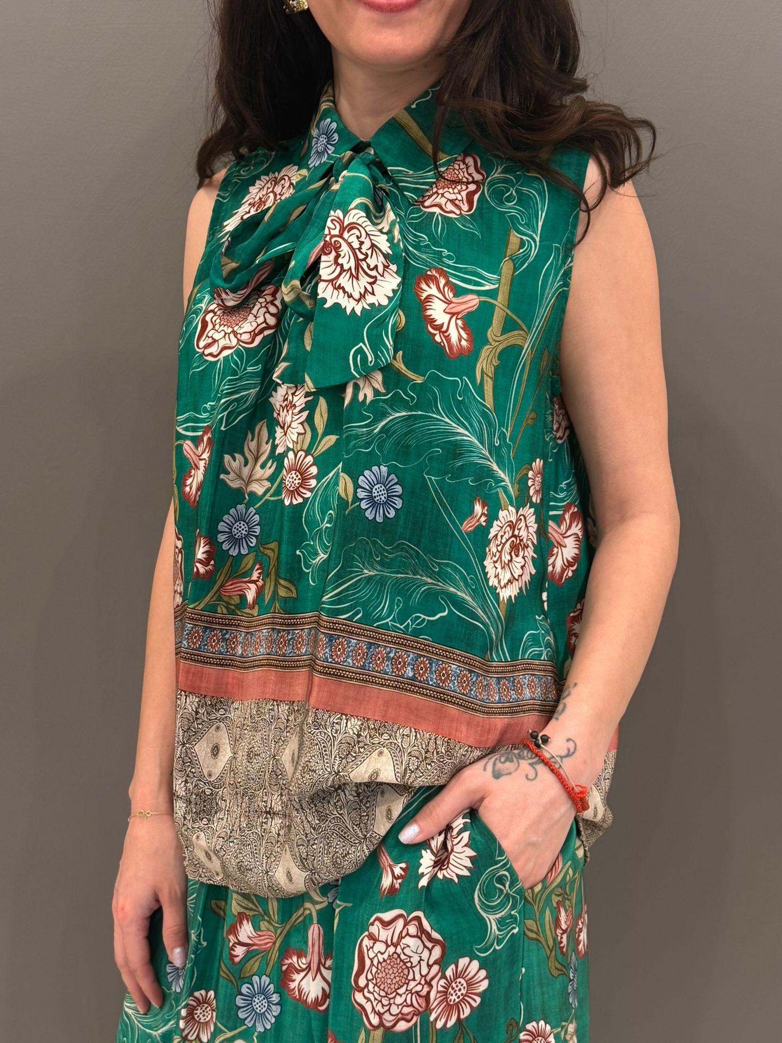 Camicia smanicata fantasia 26315 VE WU'SIDE 