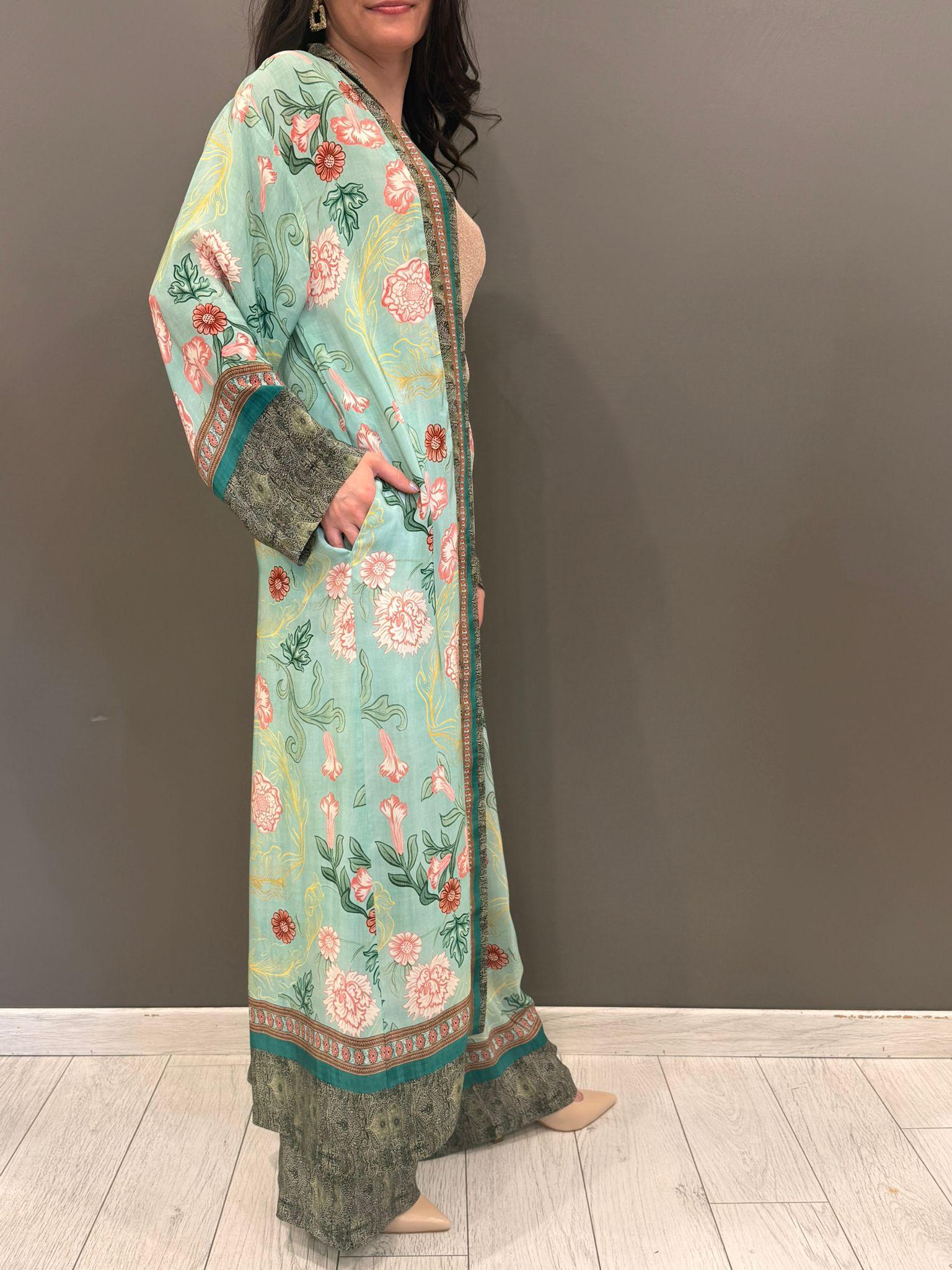 Kimono lungo fantasia 26318 AQ WU'SIDE 