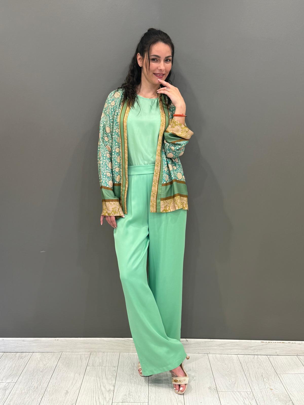 Giacca Kimono fantasia 25603 V1 WU'SIDE 