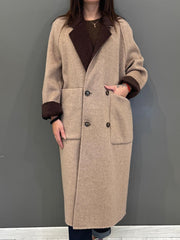 Cappotto double lana 25632 V3 WU'SIDE 