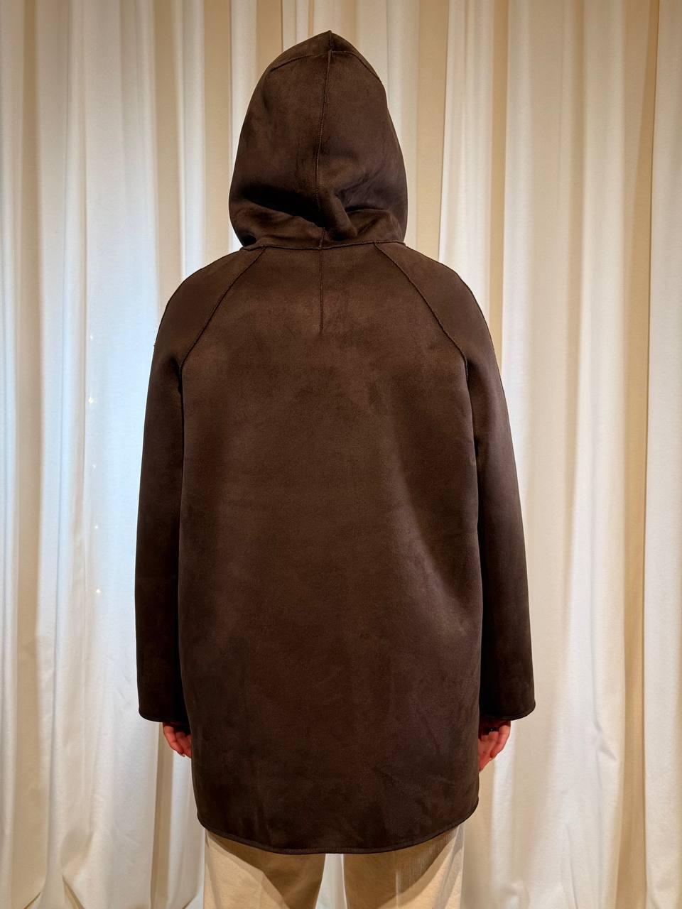 Cappotto effetto shearling con cappuccio GAVETTA 003 EMME MARELLA 