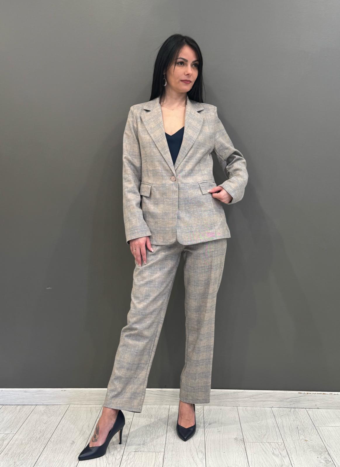 pantaloni quadri cristina gavioli CP08-24-25Q CE CRISTINA GAVIOLI 