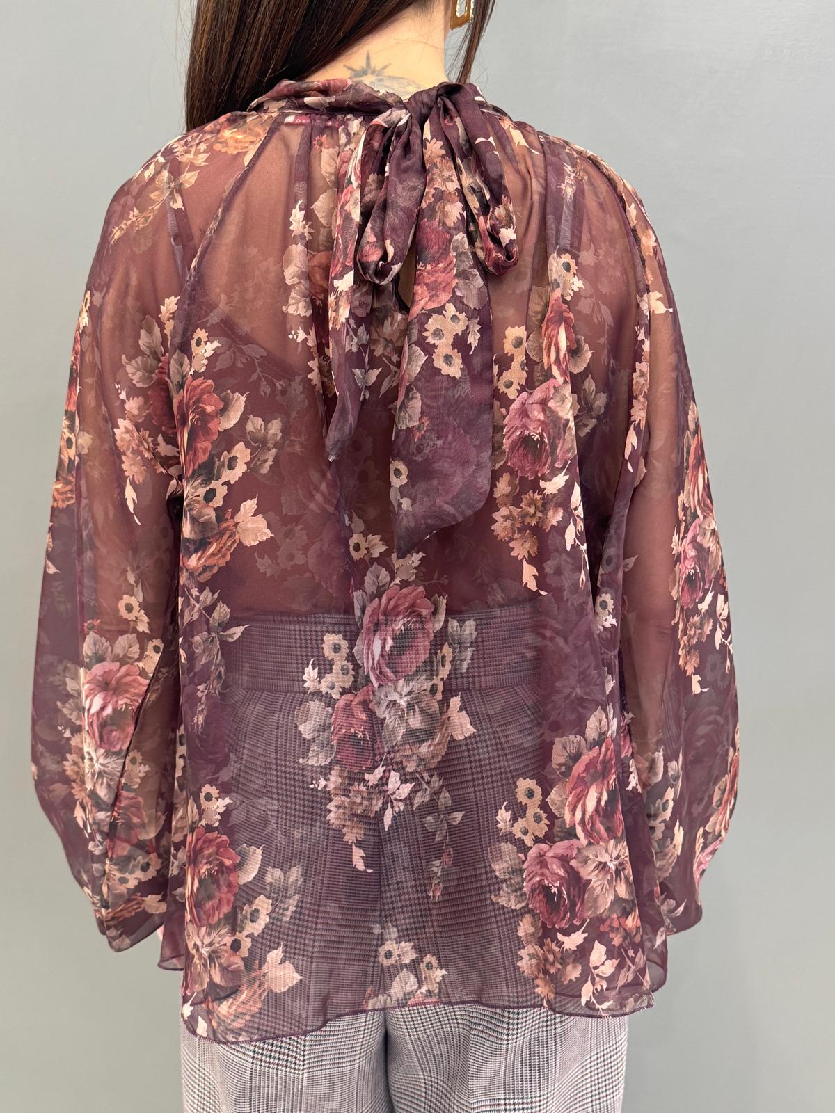 Blusa fantasia floreale L5327FS BO REBECCA 
