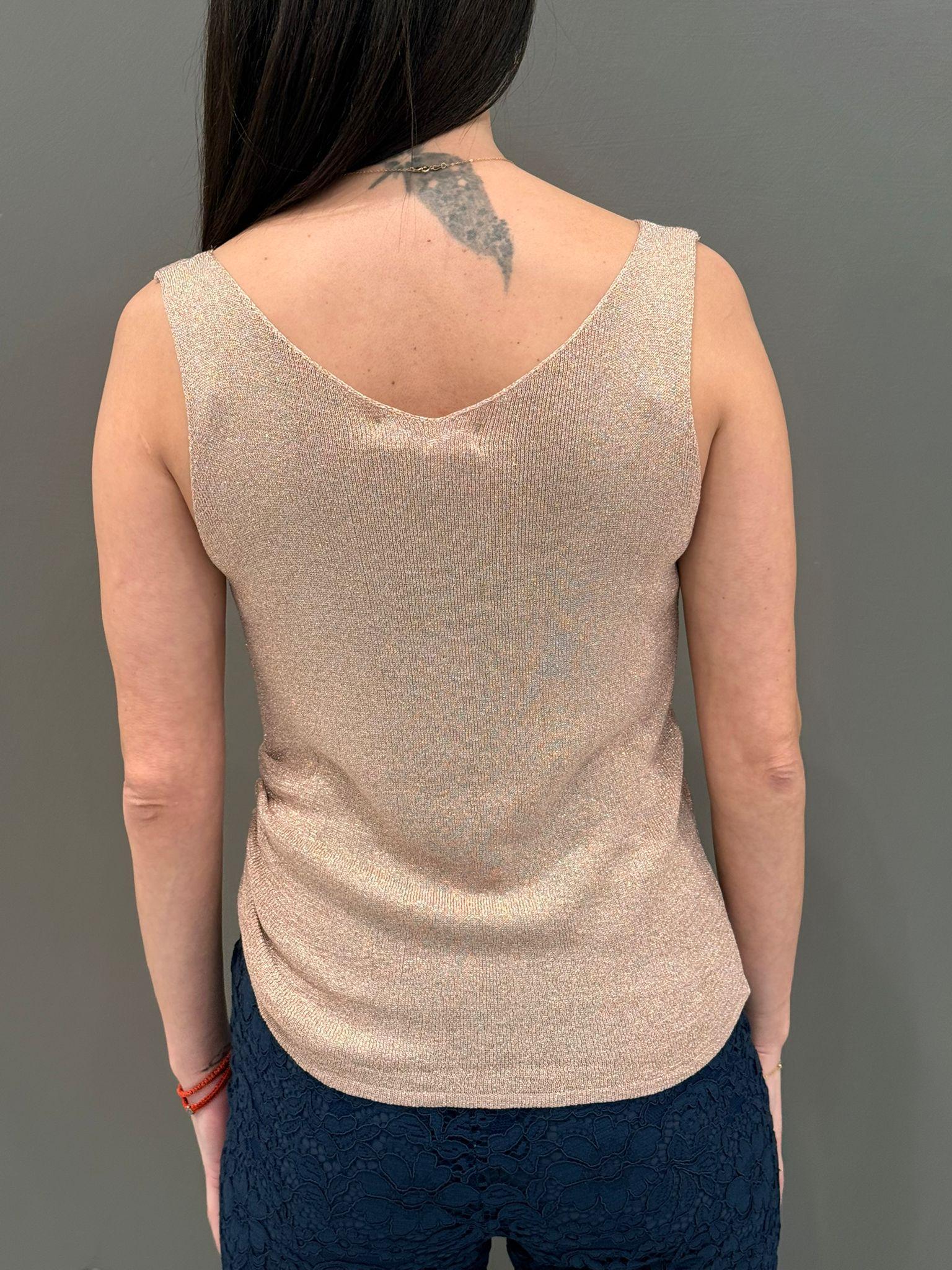 top lurex D90056 RO CRISTINA GAVIOLI 