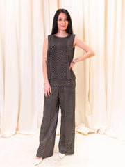 Top in georgette crêpe stampata OTRE 010 EMME MARELLA 