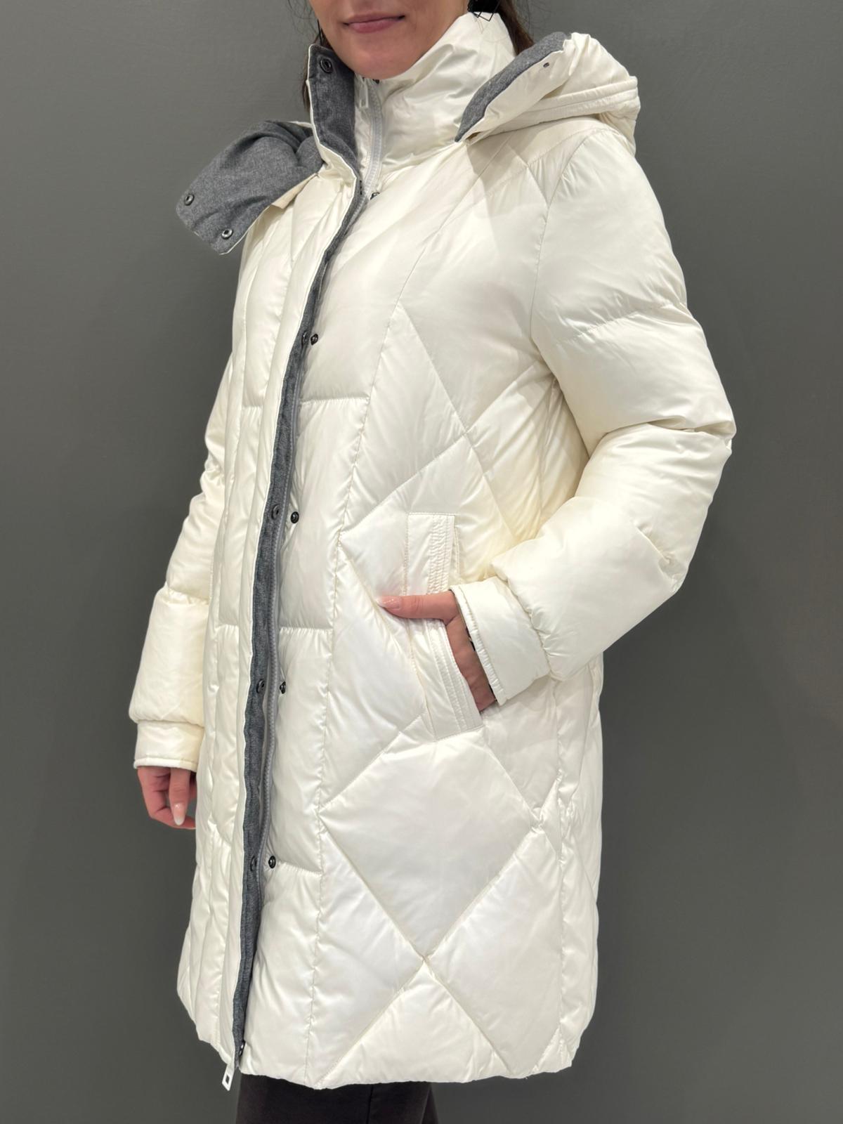 Piumino midi contrasto in flanella KIGALI 004 REALI 