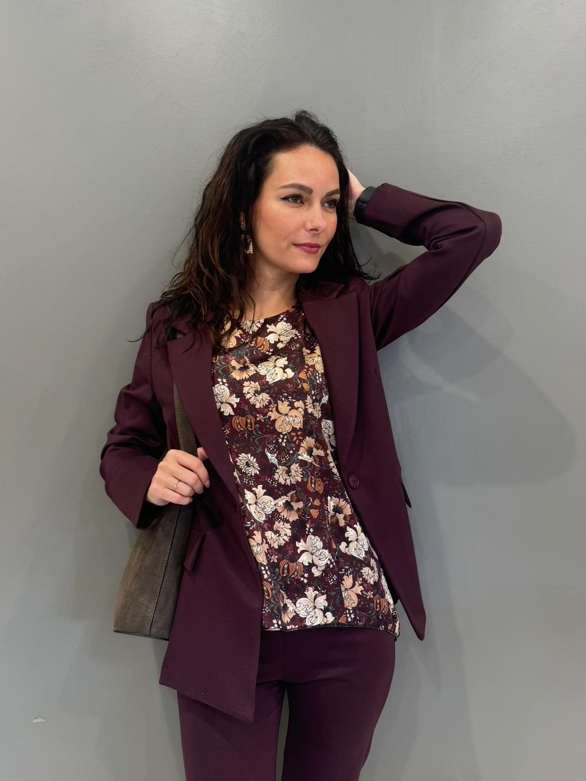 Giacca jersey un bottone CG25-31 VI REALI 