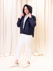 Piumino morbido con cappuccio FLEUR 007 EMME MARELLA 