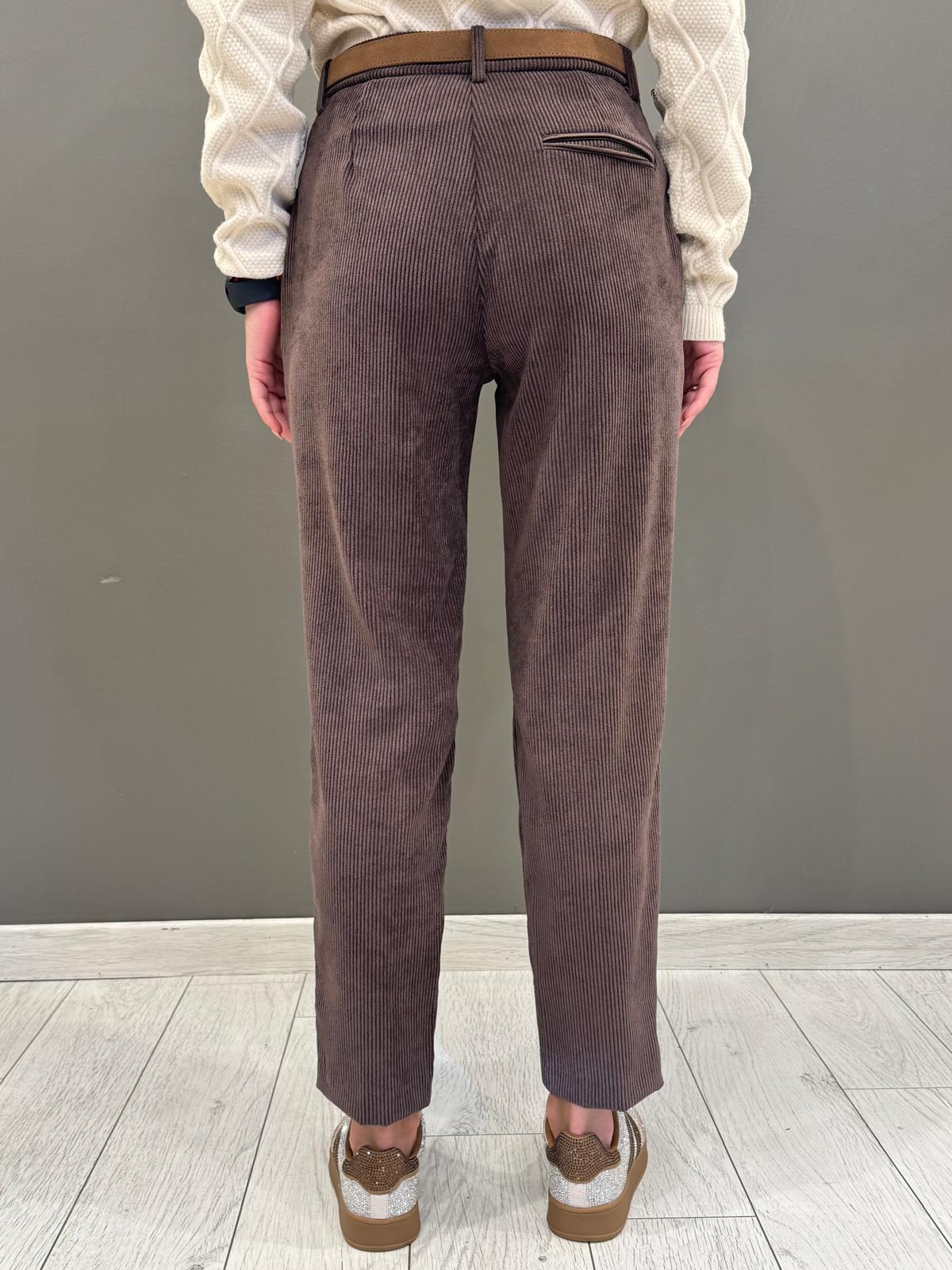 tailleur monopetto velluto a coste 20413 MO CRISTINA GAVIOLI 