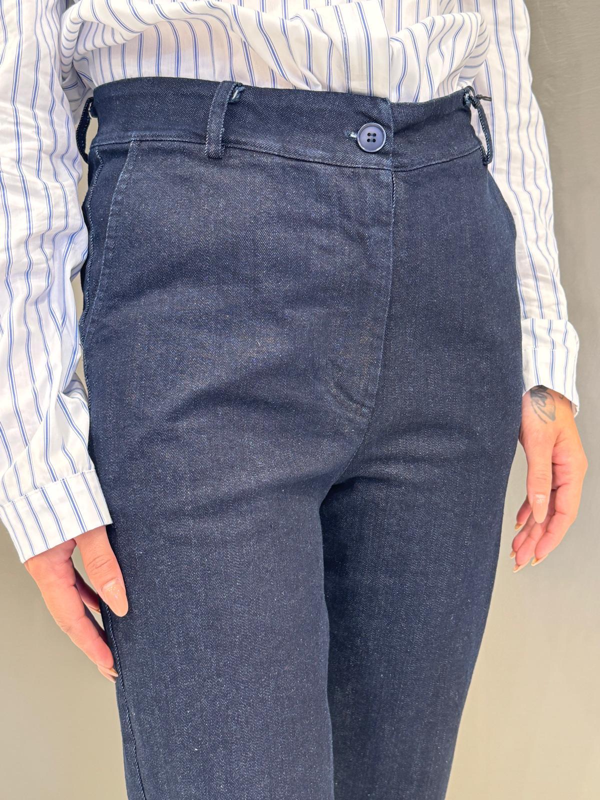 Pantaloni denim blu puro CP25-558 BL REALI 