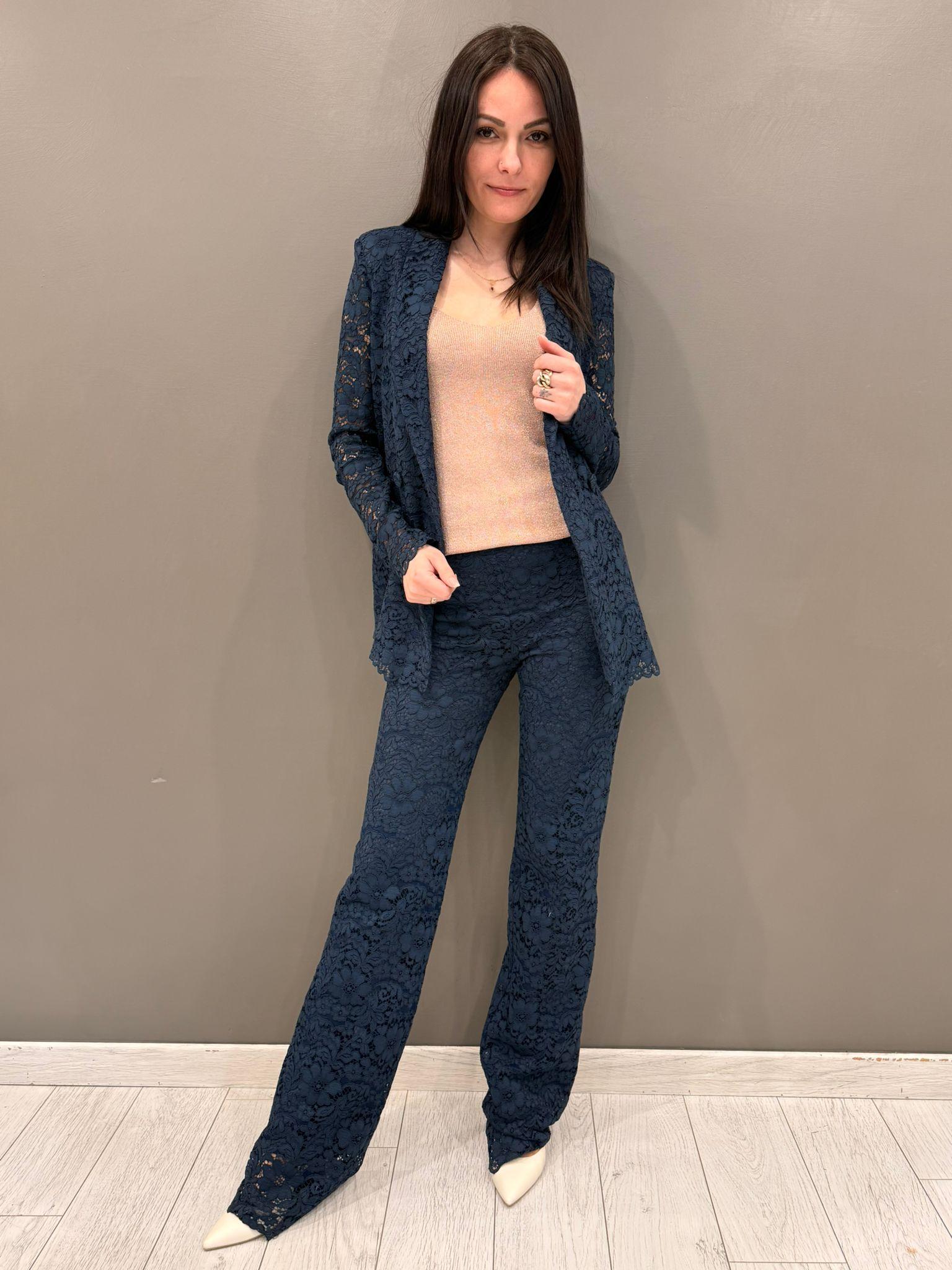 Giacca doppio petto in pizzo 31418 5 CRISTINA GAVIOLI 