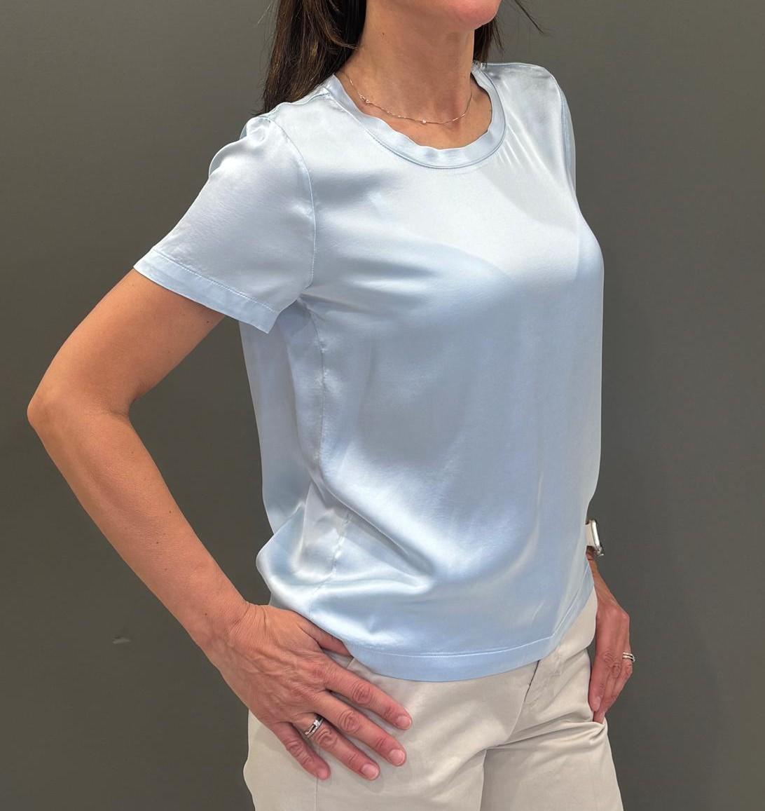 t shirt rasatello manica corta