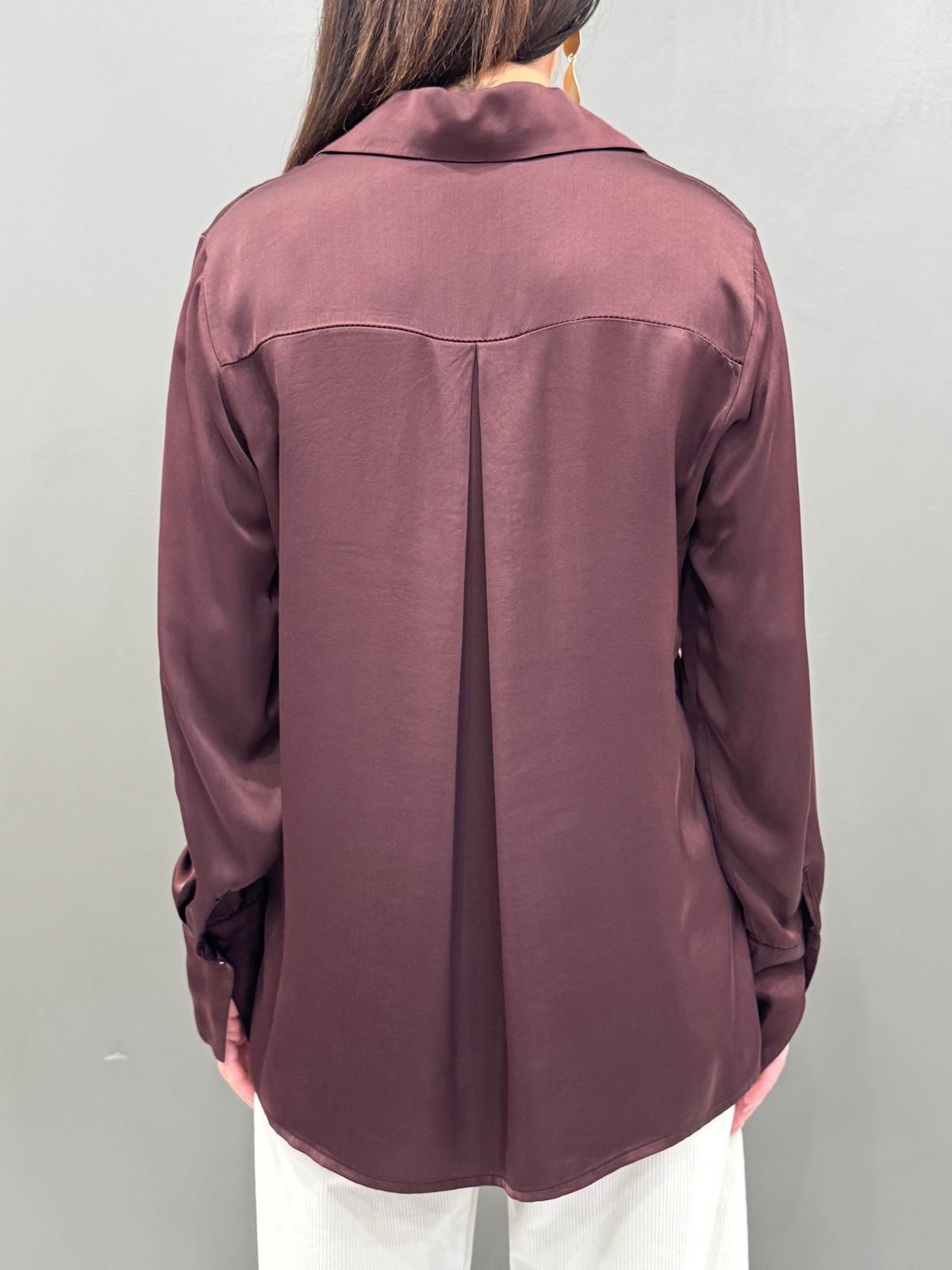 Camicia  in raso fluido FBO74C BO CRISTINA GAVIOLI 