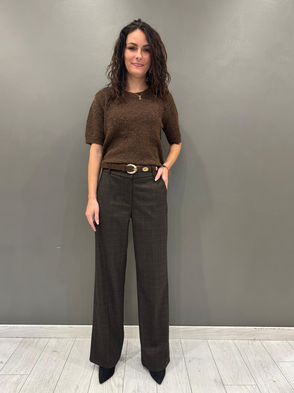 Pantaloni micro quadro CP216-25Q MO REALI 