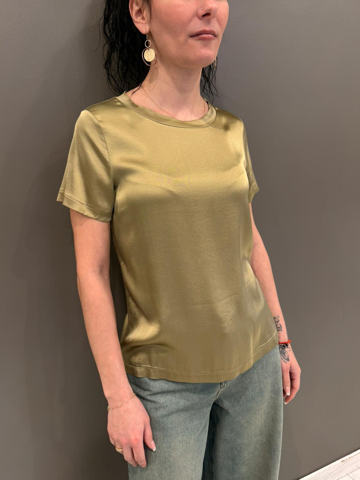 Casacca elasticizzata viscosa FA535B OL CRISTINA GAVIOLI 