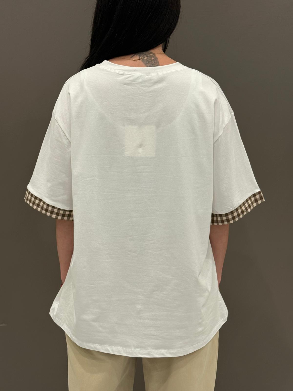 T-shirt stampa gatto FX706 BI REALI 