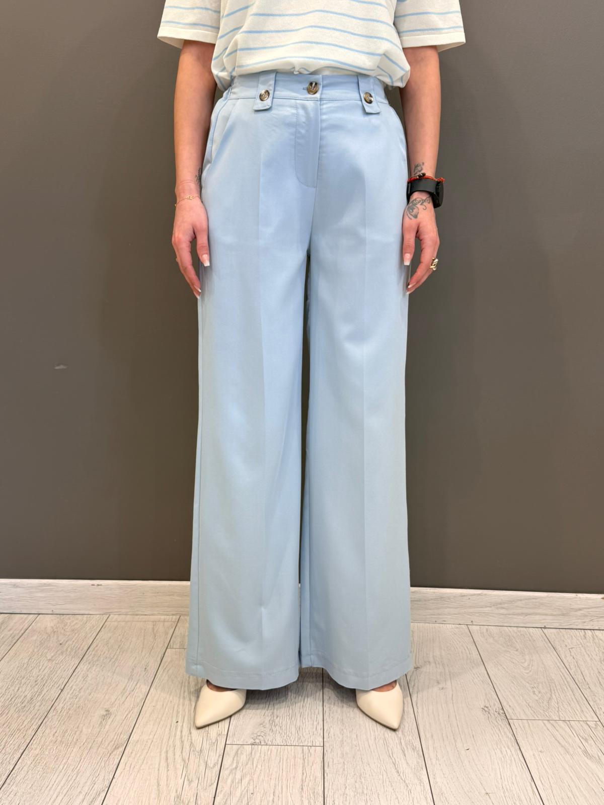 Pantaloni wide leg P1508 POL REALI 
