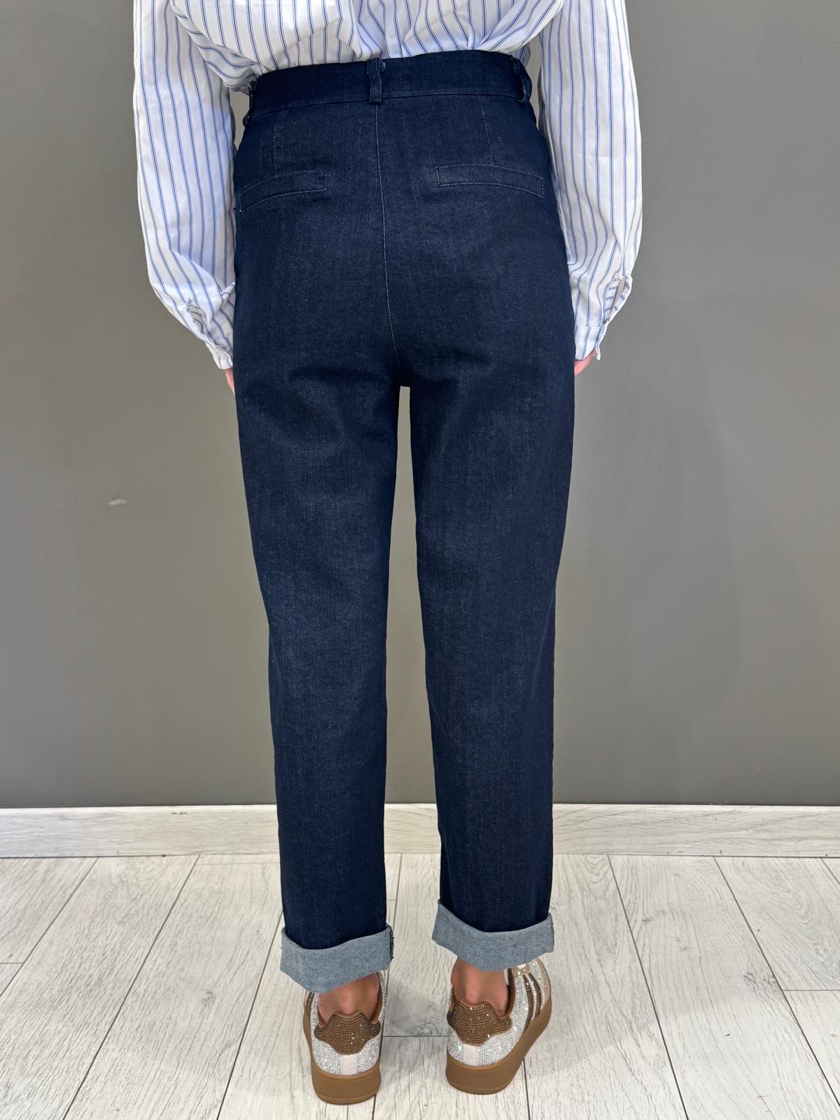 Pantaloni denim blu puro CP25-558 BL REALI 