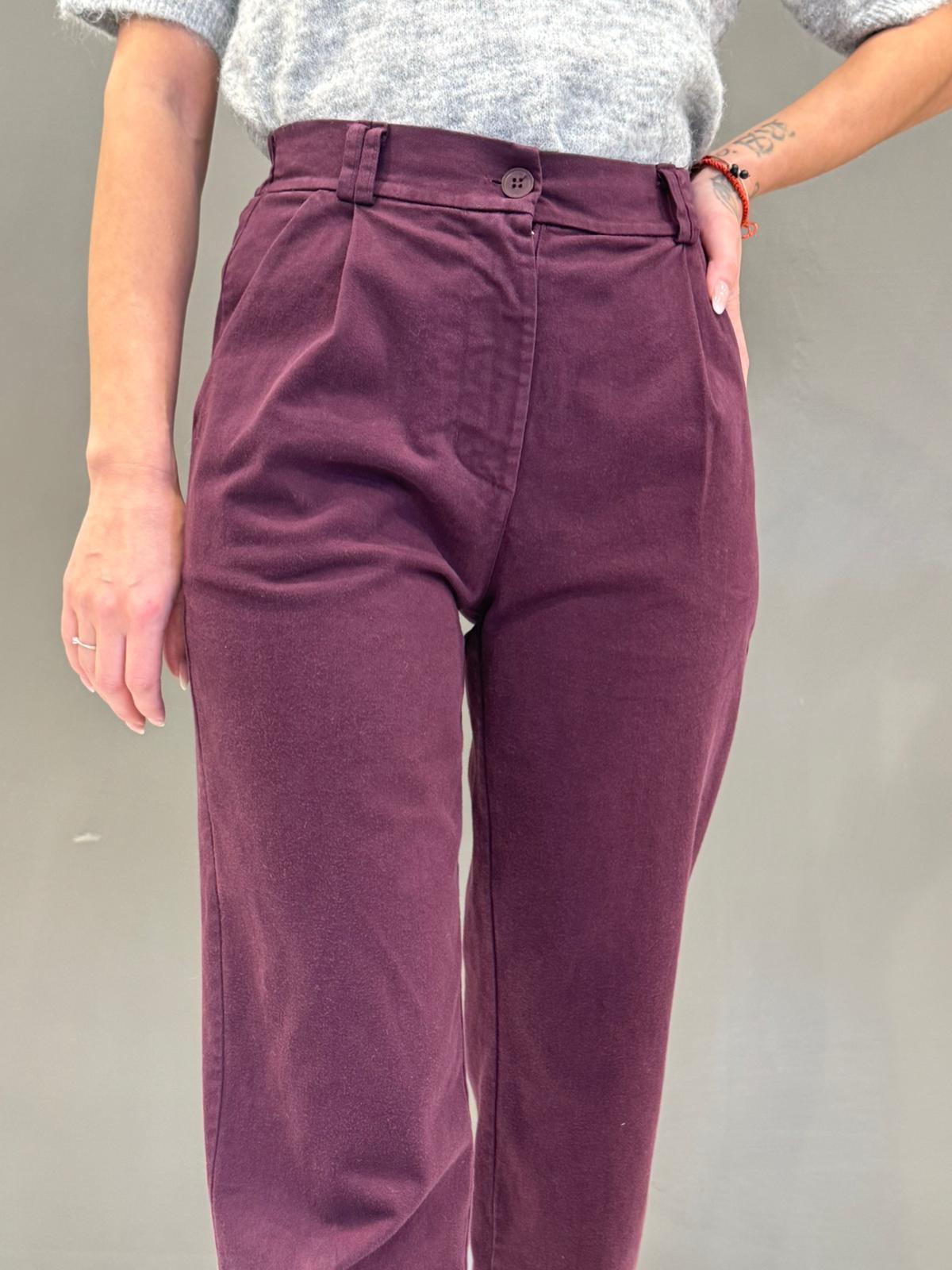 Pantalone gabardina lavata con pinces CP26-61 BO REALI 
